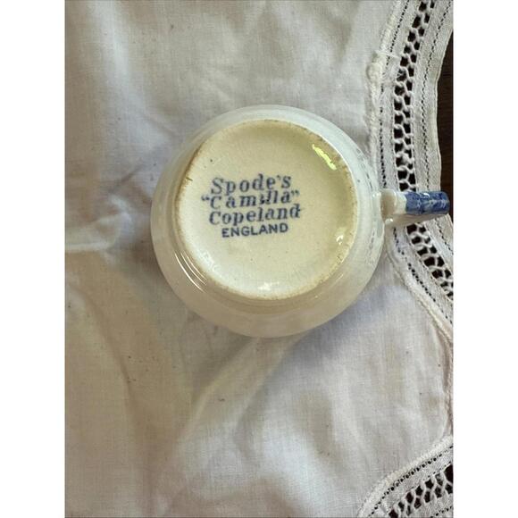 VTG Spodes CAMILLA Copeland Blue & White Floral Cup Made England Cottagecore - Picture 4 of 6